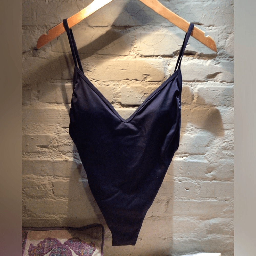 Black V-Neck bodysuit